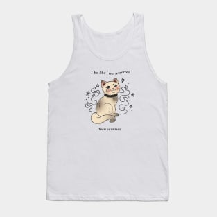 anxiety kitty Tank Top